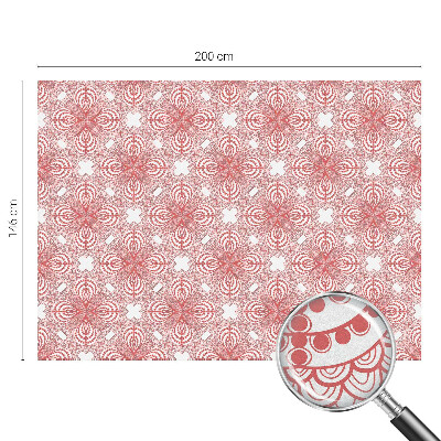 Samolepiaca vitráž na okno a dvere Čipkové vzory