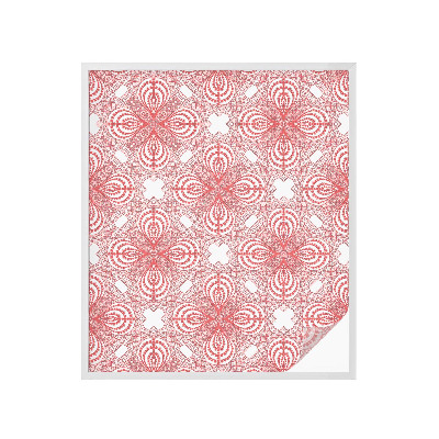 Samolepiaca vitráž na okno a dvere Čipkové vzory