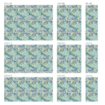 Samolepiaca fólia na sklo Tropický akvarel