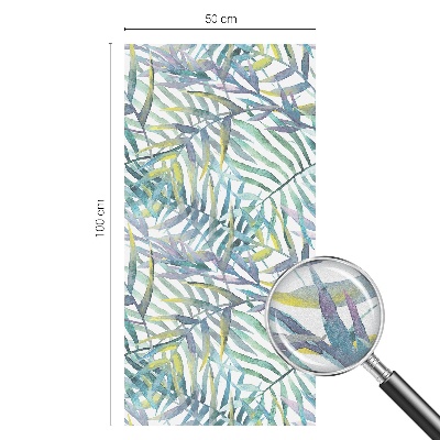 Samolepiaca fólia na sklo Tropický akvarel