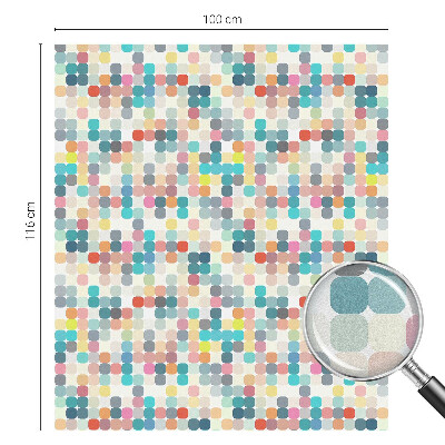 Samolepiaca fólia na sklo Farebné štvorce