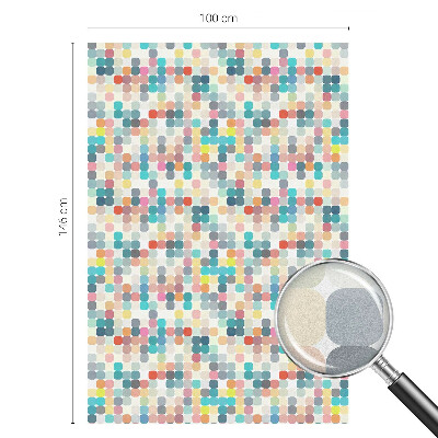 Samolepiaca fólia na sklo Farebné štvorce