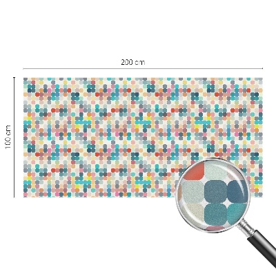 Samolepiaca fólia na sklo Farebné štvorce