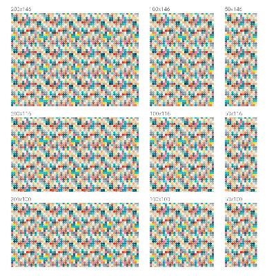 Samolepiaca fólia na sklo Farebné štvorce