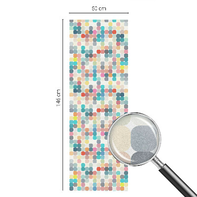 Samolepiaca fólia na sklo Farebné štvorce