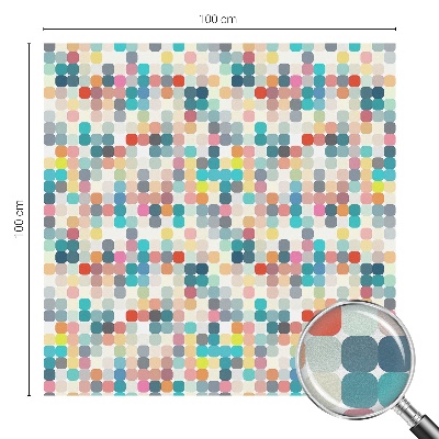 Samolepiaca fólia na sklo Farebné štvorce