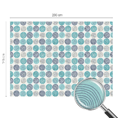 Dekoračná fólia na sklo vitráž Geometrické kruhy