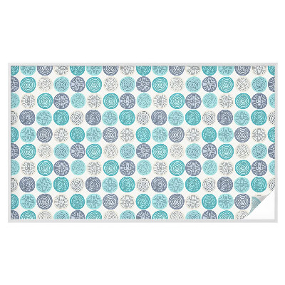 Dekoračná fólia na sklo vitráž Geometrické kruhy