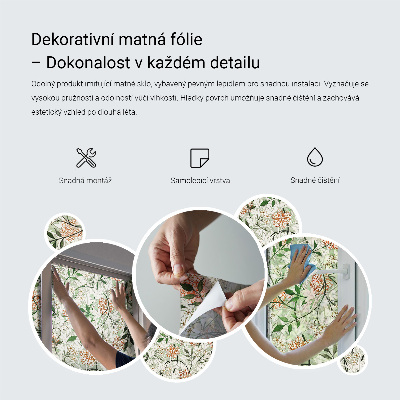 Samolepiaca vitráž na okno a dvere Geometrické vzory