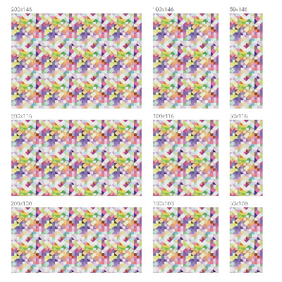 Fólia na okno na ochranu súkromia Abstraktná mozaika