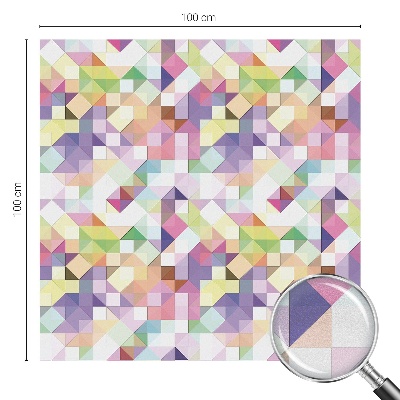 Fólia na okno na ochranu súkromia Abstraktná mozaika