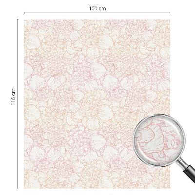 Samolepiaca fólia na sklo Kvetinová elegancia