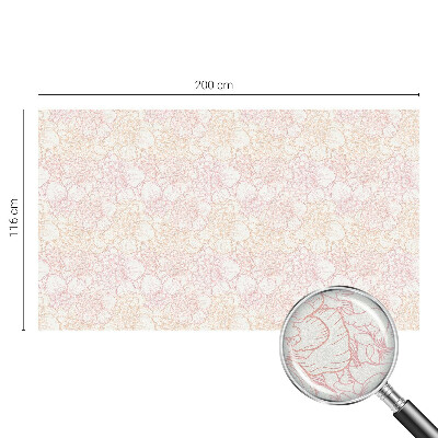 Samolepiaca fólia na sklo Kvetinová elegancia