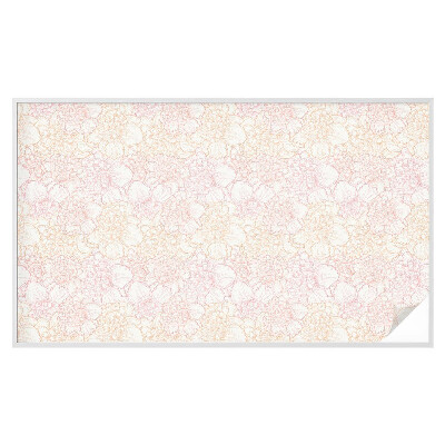 Samolepiaca fólia na sklo Kvetinová elegancia