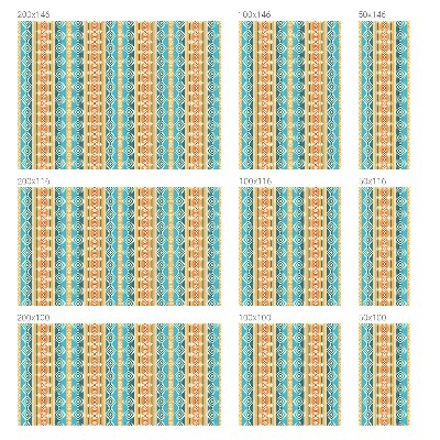 Samolepiaca fólia na sklo Geometrické motívy