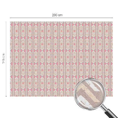 Fólia na okno na ochranu súkromia Etnické kosoštvorce