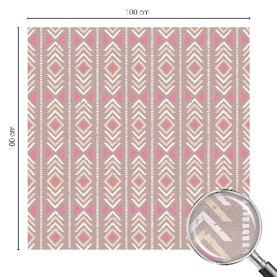 Fólia na okno na ochranu súkromia Etnické kosoštvorce