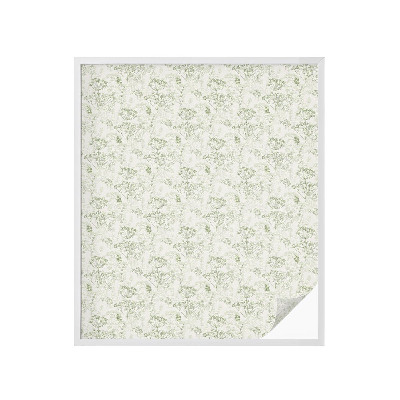 Samolepiaca vitráž na okno a dvere Botanický vzor