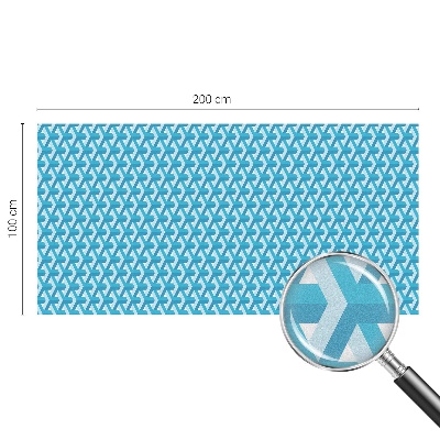 Privátna fólia na okno vitrážová Geometrické kocky