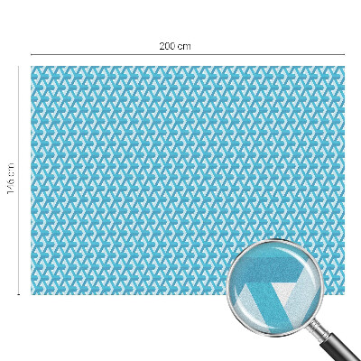 Privátna fólia na okno vitrážová Geometrické kocky