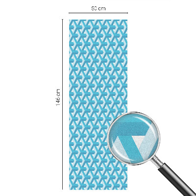 Privátna fólia na okno vitrážová Geometrické kocky