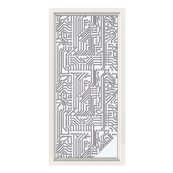 Samolepiaca fólia na sklo Technická téma