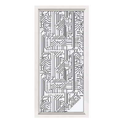 Samolepiaca fólia na sklo Technická téma