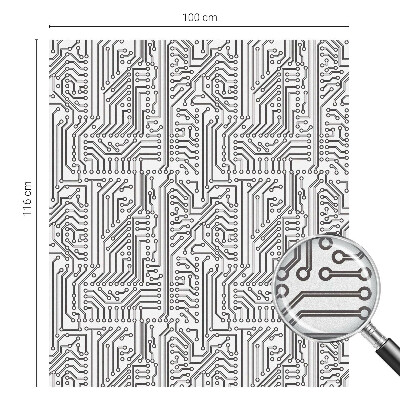 Samolepiaca fólia na sklo Technická téma