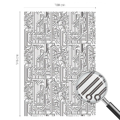 Samolepiaca fólia na sklo Technická téma