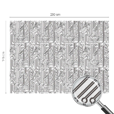 Samolepiaca fólia na sklo Technická téma