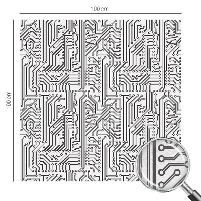 Samolepiaca fólia na sklo Technická téma