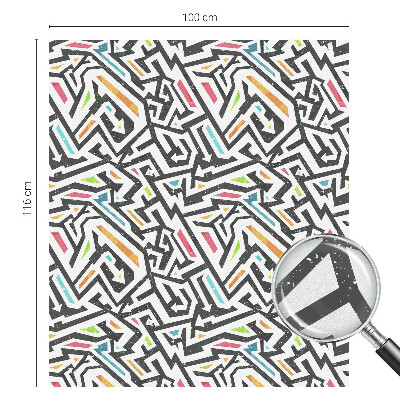 Fólia na okno na ochranu súkromia Abstraktná geometria