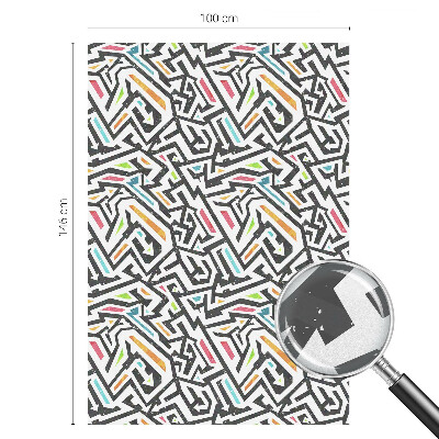 Fólia na okno na ochranu súkromia Abstraktná geometria