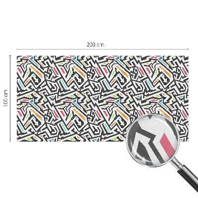 Fólia na okno na ochranu súkromia Abstraktná geometria