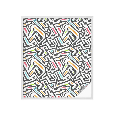 Fólia na okno na ochranu súkromia Abstraktná geometria