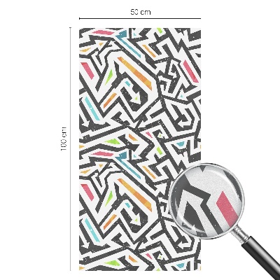 Fólia na okno na ochranu súkromia Abstraktná geometria