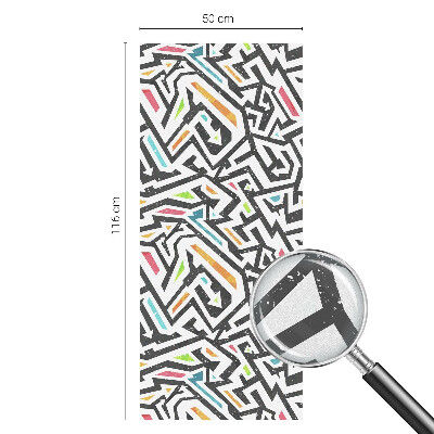 Fólia na okno na ochranu súkromia Abstraktná geometria