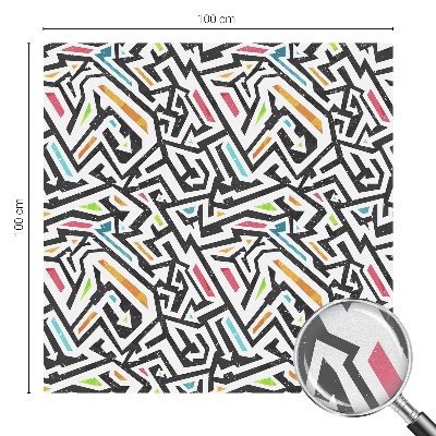 Fólia na okno na ochranu súkromia Abstraktná geometria