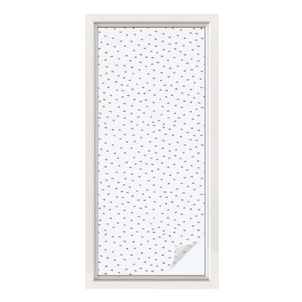 Samolepiaca fólia na sklo Geometrické trojuholníky