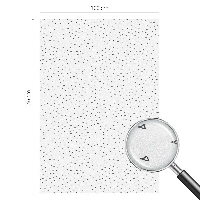 Samolepiaca fólia na sklo Geometrické trojuholníky