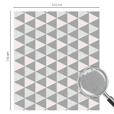 Privátna fólia na okno vitrážová Moderná geometria