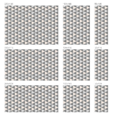 Privátna fólia na okno vitrážová Moderná geometria