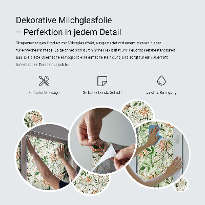 Privátna fólia na okno vitrážová Moderná geometria