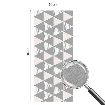 Privátna fólia na okno vitrážová Moderná geometria