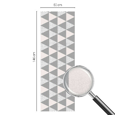 Privátna fólia na okno vitrážová Moderná geometria