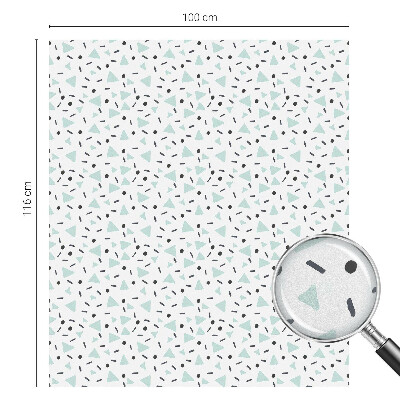 Dekoračná fólia na sklo vitráž Geometrické útvary