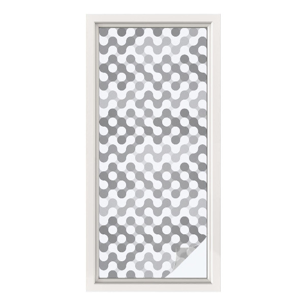 Samolepiaca fólia na sklo Geometria vĺn