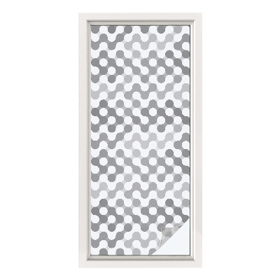 Samolepiaca fólia na sklo Geometria vĺn