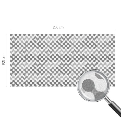 Samolepiaca fólia na sklo Geometria vĺn