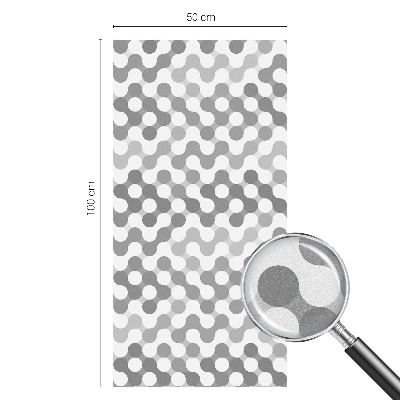 Samolepiaca fólia na sklo Geometria vĺn
